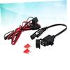 Beatifufu 12v Automotive Dual USB SAE to USB Mobile Phone GPS Charger Cable Adapter Weatherproof Heat Resistant view 3