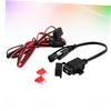 Beatifufu 12v Automotive Dual USB SAE to USB Mobile Phone GPS Charger Cable Adapter Weatherproof Heat Resistant view 4