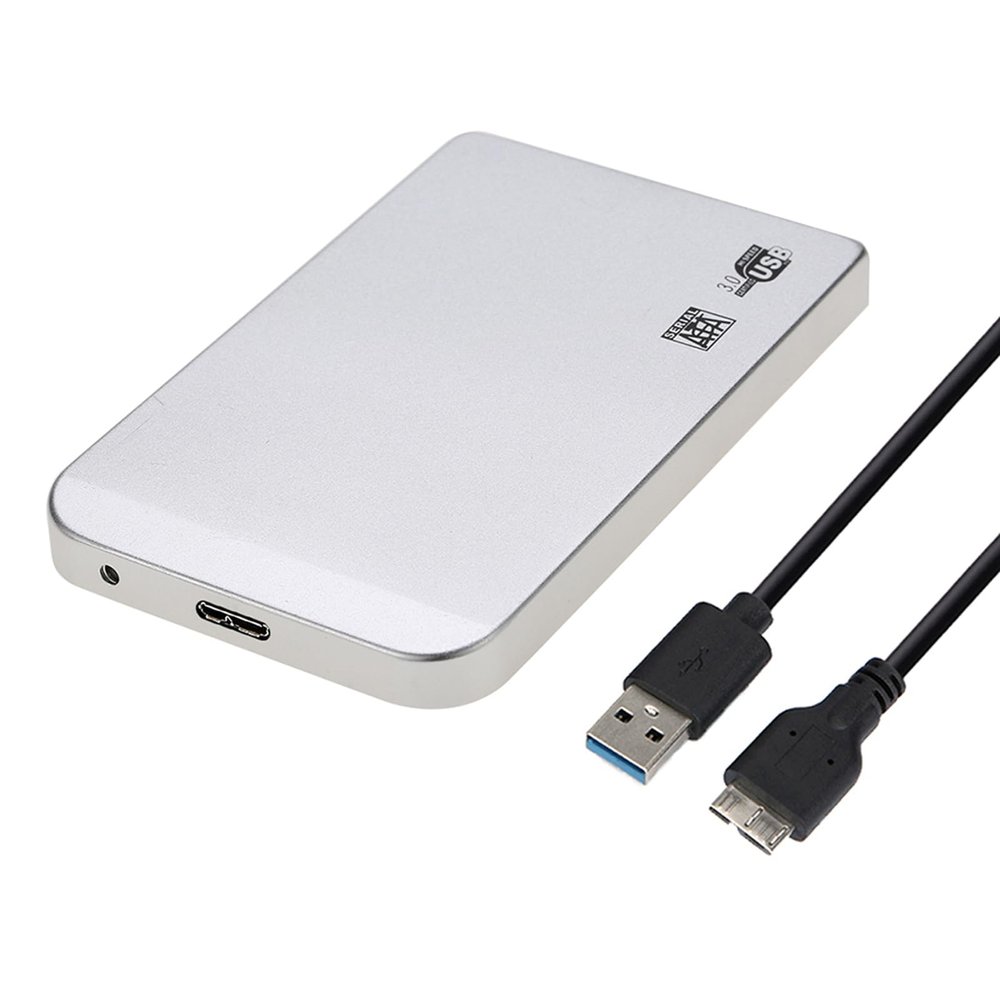 2.5 Inch to USB 3.0 External Hard Drive Enclosure Ultra Slim SSD HDD Case Support 4TB 6Gbps UASP Hot Swap (Greensen3yv1xe9oni-5S)