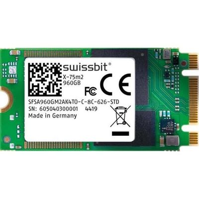 SFSA240GM2AK2TB-I-EB-21E-STD Solid State Drives - SSD Industrial M.2 SATA SSD, X-75m2 (2242), 240 GB, 3D TLC Flash, 40C to +85C