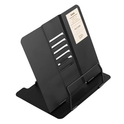 Uonlytech Book Reading Bracket Metal Bookshelf Adjustable Reading Stand Prevent Myopia