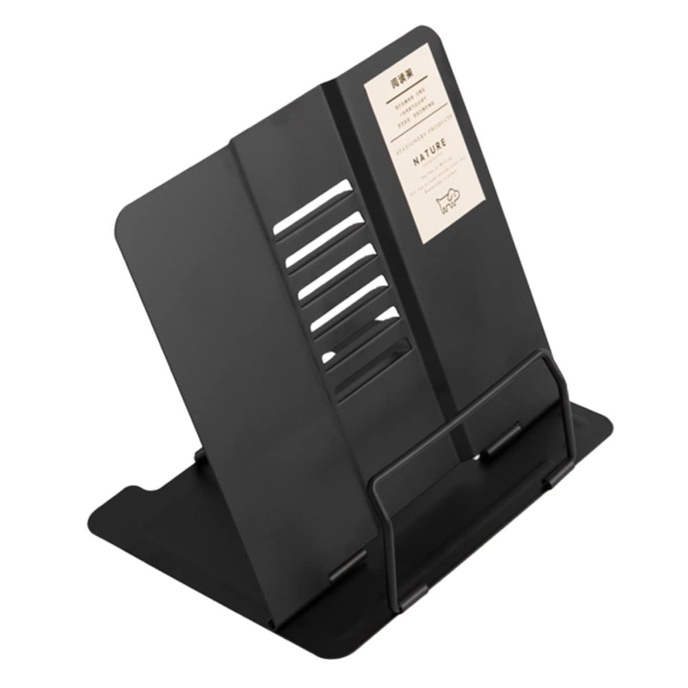 Uonlytech Book Reading Bracket Metal Bookshelf Adjustable Reading Stand Prevent Myopia