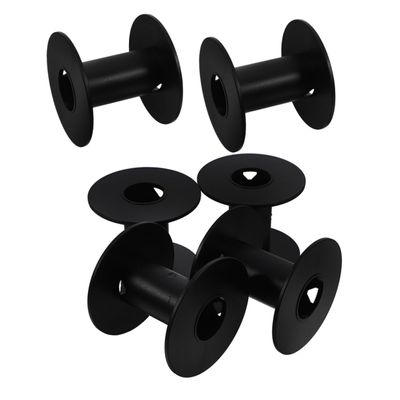 Mikikit 6pcs Plastic Empty Spools for Diy Projects Wire Organization Spool Cable Storage Electric Cable Organizer Reel
