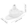 SHINEOFI 10pcs Alarm Detector Wall Mount Bracket for Security Sensors Easy Install Holder for Home Office and Retail Use view 2