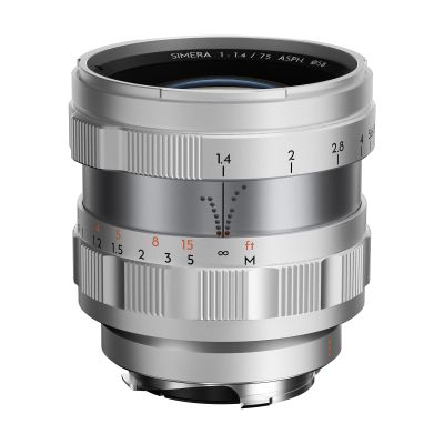 Thypoch Full-Frame Thypoch Simera 75mm f/1.4 ASPH Lens for Leica M Mount(Silver)