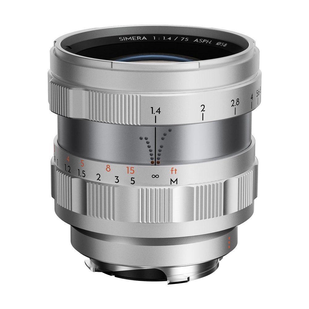 Thypoch Full-Frame Thypoch Simera 75mm f/1.4 ASPH Lens for Leica M Mount(Silver)