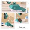 VILLCASE Portable Usb Dolphin Base Fan Mobile Phone Holder Cooling Fan for Office Bedroom and Travel Lightweight Rechargeable and view 2