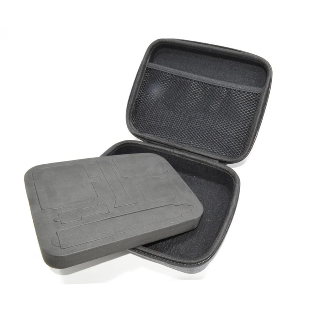 FELTECHELECTR Camera Case Instant Camera Protective Case Zipper Pouch for Organizing Storage Bag Nylon Portable Zipper Pouch Compact Travel Accessory Bag Grey