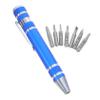 Healifty Multifunctional Screwdriver Set Lightweight Aluminum Alloy Repair Tool for Eyeglasses Electronics and Home Maintenance Compact Design for Easy Portability view 1