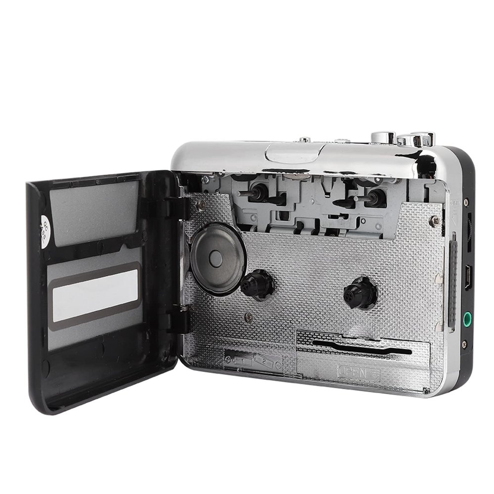 Cassette PlayerUSB Cassette Pl Portable Stereo Cassette Player Tape to MP3 Converter A with USB Cable Design The Discover USB Which Lightweight Portable Feature Player Cassette