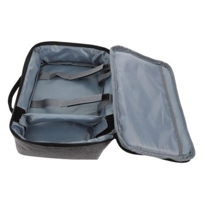 FELTECHELECTR Projector Carrying Case for Home Office Portable Storage Bag Handle Digital Projector Accessory Pouch for Layers