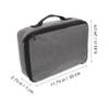 FELTECHELECTR Projector Carrying Case for Home Office Portable Storage Bag Handle Digital Projector Accessory Pouch for Layers view 2