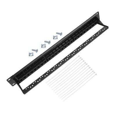 DIYEAH Port Unshielded Network Patch Panel for Patch Panel Flat Cables Cable Management System