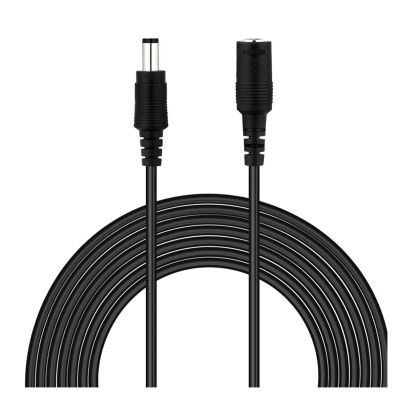 lowmountainswere DC 12V Power Adapter Extension Cable 5.5 * 2.1mm Male Female Power Cord Extend Wire 1M 2M 5M 10M Cable for Camera Router(10M)
