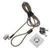 LALAFINA 1.9m Thickened Laptop Lock Cable for Notebook Tablet Zinc Alloy Security Lock with Buckle for Personal Office Use (Black) view 1