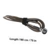 LALAFINA 1.9m Thickened Laptop Lock Cable for Notebook Tablet Zinc Alloy Security Lock with Buckle for Personal Office Use (Black) view 2