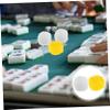 Mahjong Table Cleaning Ball 9Pcs Plush Automatic Dust Catcher for Tiles view 2