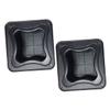 BESTonZON 2pcs Recessed Speaker Handles Plastic Amplifier Handle Replacement Parts for Audio Speakers Comfortable Carrying Design Easy to Install Robust and view 1