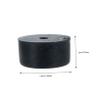 LALAFINA 8pcs Rubber Speaker Spike Pads Isolation Feet Cushions for Amplifiers and Audio Equipment Shock-Absorbing Base Accessories Black Design view 2