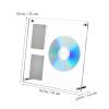 Yardenfun Cd Display Holder Stand Acrylic Photocard Frame for Dvd Cd Rack for Photos Sturdy Multi-functional Organizer for Home Retail Use view 2