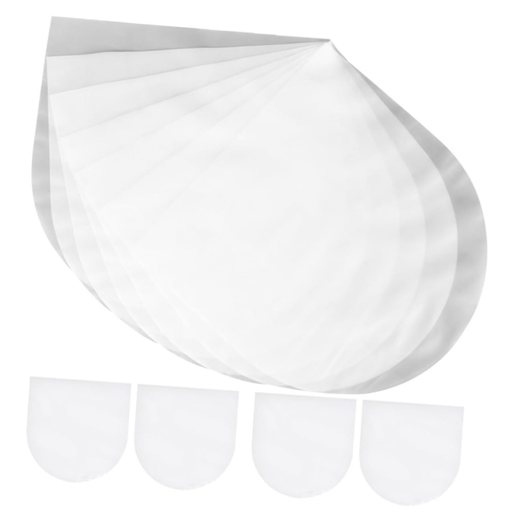 Mikinona 100pcs Vinyl Record Sleeves Static Storage Pouches for Records Protects Against Dust Scratches and Stains for Vinyl Collectors and Music
