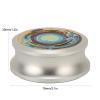 LP Turntables Disc Stabilizer, Professional Record Weight Clamp with Silicone Pad, 330g Gold Weight for Effective Vibration Damping, Improves Sound Quality, HiFi Experience (Silver) view 2