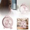 KELINFONG USB Desk Fan, Portable Personal Quiet Table Fan,Plug In Power Mini Fans,Strong Airflow,Powerful Office Fan for Outdoor Home Travel Bedroom view 3