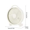 KELINFONG USB Desk Fan, Portable Personal Quiet Table Fan,Plug In Power Mini Fans,Strong Airflow,Powerful Bedroom Fan for Home Travel Office Outdoor view 2