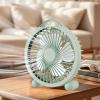 KELINFONG USB Desk Fan, Portable Personal Quiet Table Fan,Plug In Power Mini Fans,Strong Airflow,Powerful Bedroom Fan for Home Travel Office Outdoor view 4