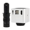 1080P 60FPS HDMI USB Video Microscope Camera Multifunction Measurement & 180X C-Mount Lens - Silver view 1