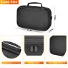ANKHOH Case for Charge 6 Portable Bluetooth Speaker, Speaker Case with Adjustable Shoulder Strap, Hard Travel Storage Holder with Internal Pockets for Charging Accessories (Box Only) (Black) view 4