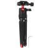 TE194 Aluminium Alloy Desktop Tripod, Portable Mobile Phone Camera Bracket with 360 Panoramic Ball Head for Video, Compact Design, Easy Carrying, Universal 3/8 Inch Scre view 1