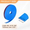 HARFINGTON U-Shape Edge Banding 11/16" x 20ft (18mm x 6M) Self Adhesive TPE Flexible Veneer Tape Soft Edge Strip Protector for Furniture Cabinet Table Protection Repair, Blue view 2