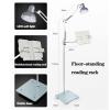 HYUARB Reading Shelf Floor-Standing for Reading,Sheet Music Stand & Floor Book Stand,Laptop Floor Stand with Wheels,Book Holder Tablet Floor Stand Adjustable Handsfree Reading for Bed view 3