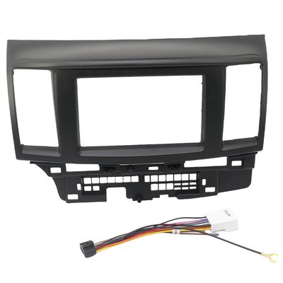 QIDALASER 7" 9" 10" Car Radio Frame Fascias for Mitsubishi Lancer Fortis 2010 GPS MP5 Android Dash Head Unit Panel Installation Stereo Player (7 inch Frame Cable A)