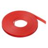 HARFINGTON U-Shape Edge Banding 3/8" x 20ft (9mm x 6M) Self Adhesive TPE Flexible Veneer Tape Soft Edge Strip Protector for Furniture Cabinet Table Protection Repair, Red view 1