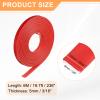 HARFINGTON U-Shape Edge Banding 3/8" x 20ft (9mm x 6M) Self Adhesive TPE Flexible Veneer Tape Soft Edge Strip Protector for Furniture Cabinet Table Protection Repair, Red view 2