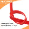 HARFINGTON U-Shape Edge Banding 3/8" x 20ft (9mm x 6M) Self Adhesive TPE Flexible Veneer Tape Soft Edge Strip Protector for Furniture Cabinet Table Protection Repair, Red view 4