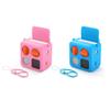 Shockproof Protective Jacket for Yoto Mini Player (2024), with Card Slot & Wrist Strap, Kid-Friendly Anti-Slip Silicone Case Cover - 2 Pack ((Pink + Blue) view 1