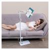 Adjustable Height Foldable Floor Standing Reading Shelf with Long Arm Floor Bracket and Adjustable Cook Book Stand Perfect for Table Bed or Sheet Music Stand view 2