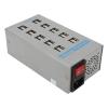 20 Port USB Hub Splitter, Powered USB Hub Stainless Steel Smart Hub Multi Function Charging Port Adapter, Silent Fan for Most Devices. Fast Compatibility. view 2