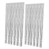 TEHAUX 2pcs Tinsel Curtains for Party Decorations Iridescent Fringe Backdrop for Weddings Birthdays and Events Shiny Decorative Streamers for Romantic Atmosphere view 1