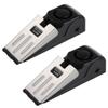 byepica 2-Pack 120Db Doorstop Alarm, Portable Security Alarm with Non-Slip Rubber Base for Home, Hotel & Travel Use view 2