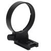 100 400mm Compatible Tripod Collar Mount, Aluminum Alloy Material, CNC Processed, with 1/4in 3/8in Screw Holes, for Quick Lens Mounting Rotation view 1