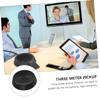 OSALADI 1pc USB Conference Microphone Omnidirectional Condenser Microphone for Video Calls Recording and Online Classes Compact Design Black view 2