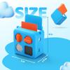Shockproof Protective Jacket for Yoto Mini Player (2024), with Card Slot & Wrist Strap, Kid-Friendly Anti-Slip Silicone Case Cover - 2 Pack (Blue + Purple) view 2