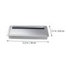 Angoily Desk Cable Cover Data Wire Cover Cable Management Under Desk Organizer Box view 2