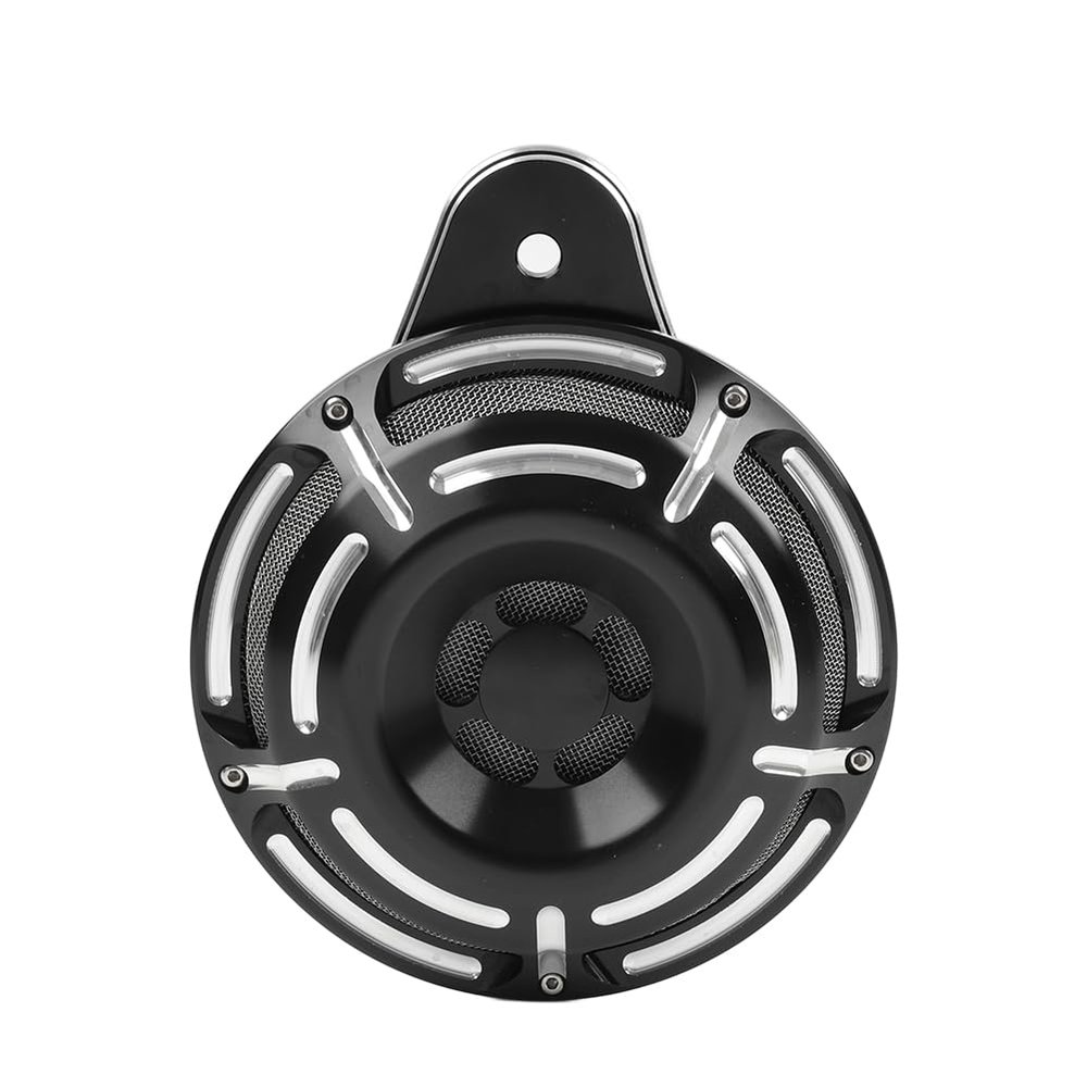BACAR Cnwaga3 1 Pc Horn Speaker Cover Aluminum E for Harley Big Twin 91-23(for Evo/for Twin Cam/for M8)