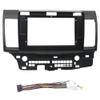 QIDALASER 7" 9" 10" Car Radio Frame Fascias for Mitsubishi Lancer Fortis 2010 GPS MP5 Android Dash Head Unit Panel Installation Stereo Player (10inch Frame Cable) view 1