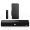 LARKSOUND 2.1 Soundbar with Subwoofer, 16" Sound Bar for TV with HDMI/Optical/AUX/Bluetooth/USB Connections view 1